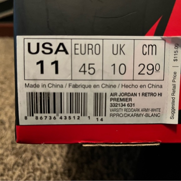 Air Jordan 1 Retro Mid “ New Love” Black and Yellow Sneakers - Picture 5 of 7